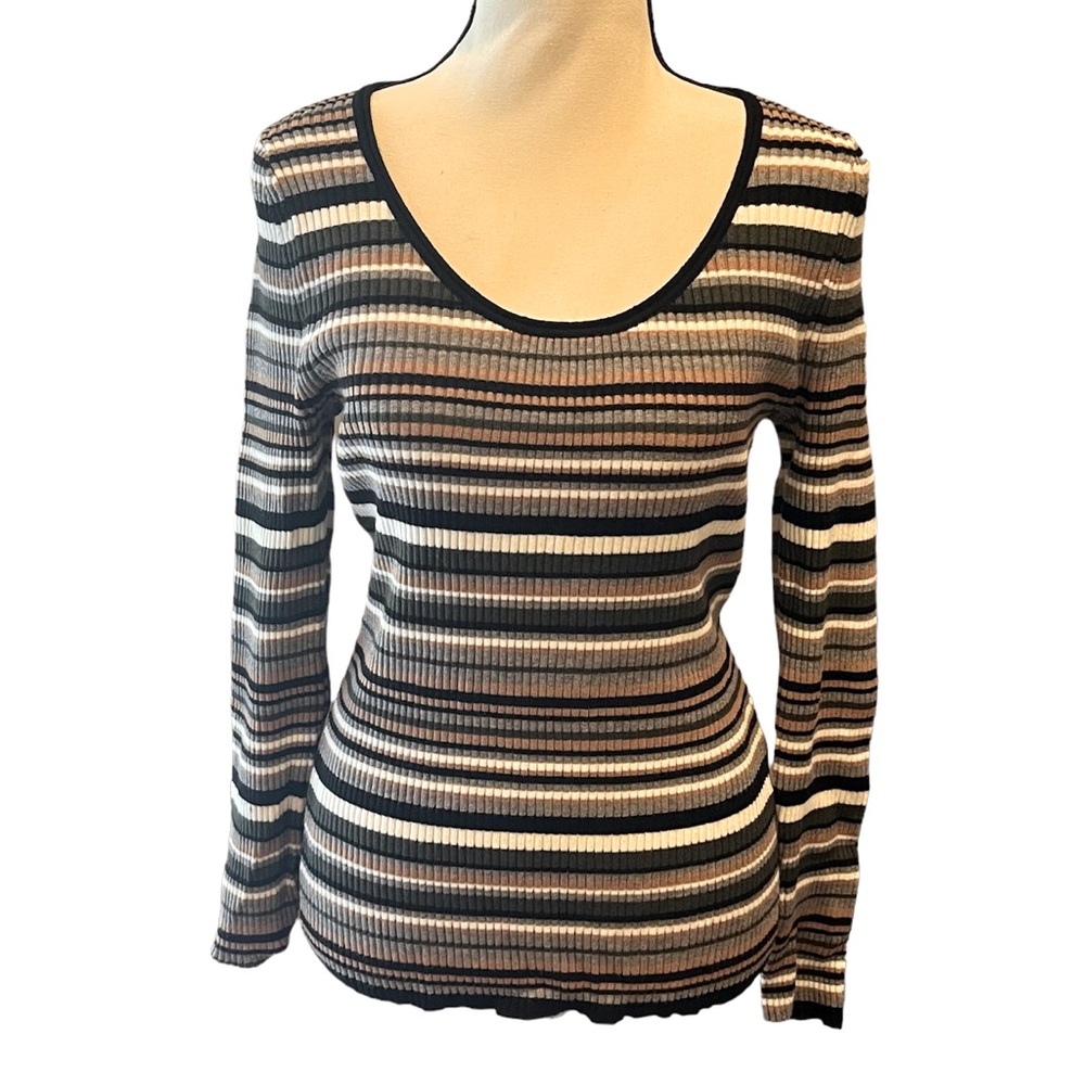 Banana Republic fitted multicolor sweater size L